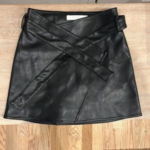 ASTR leather mini skirt